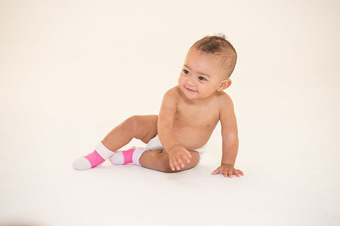 Image of Sock Ons Socks - 0-6 Months, White