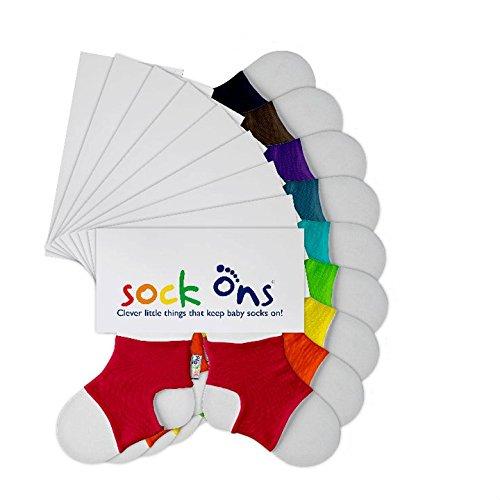 Sock Ons Socks - 0-6 Months, White