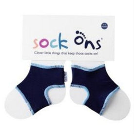 Sock Ons 0-6m Navy