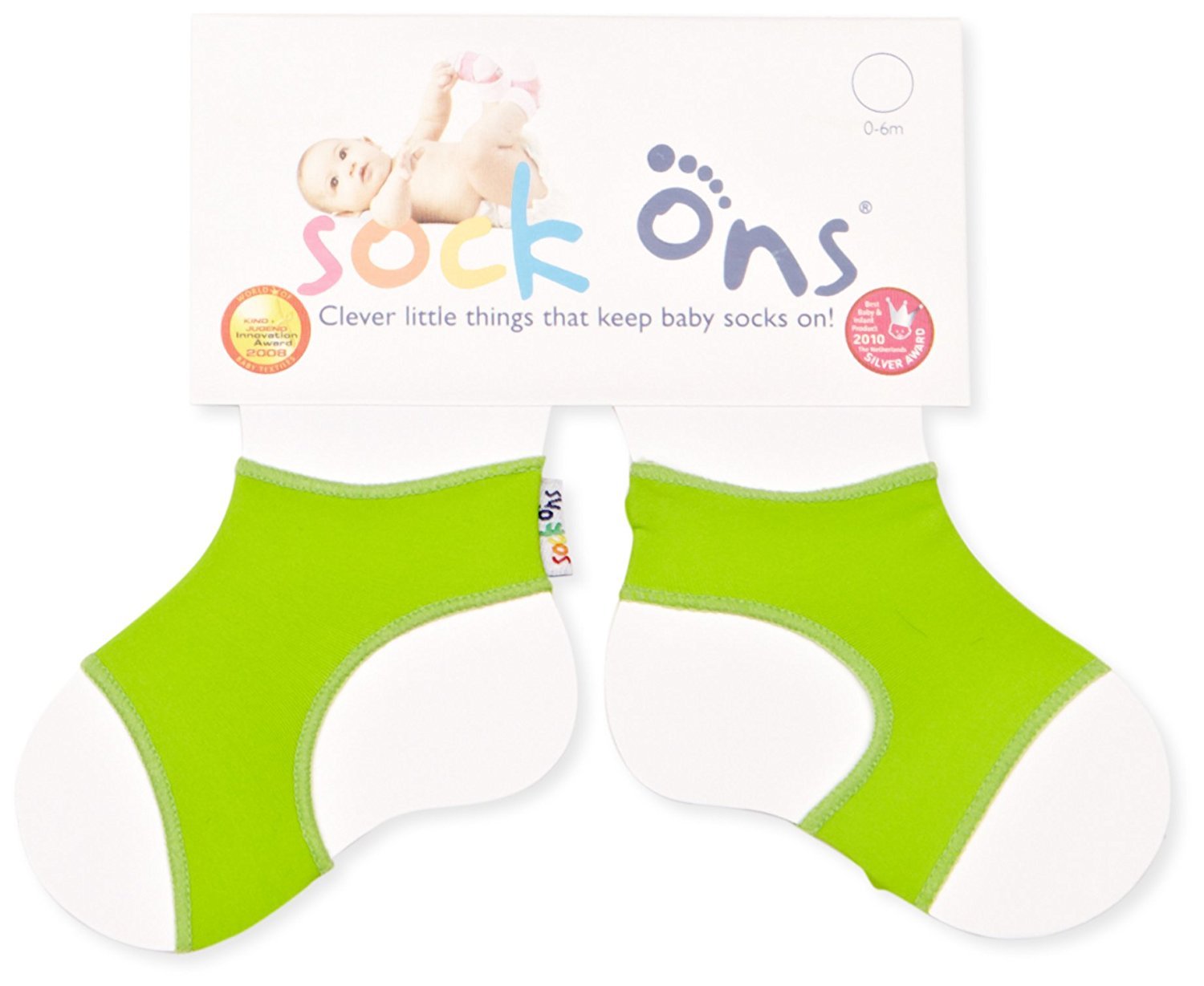 Sock Ons Socks - 6-12 Months, Blueberry