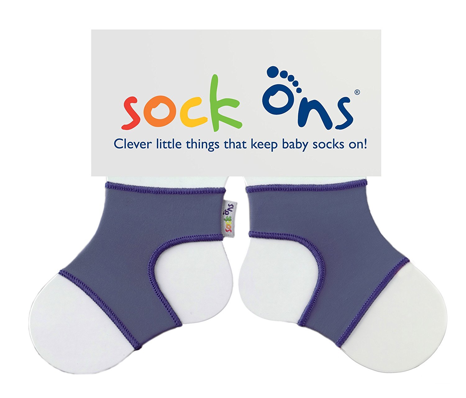 Sock Ons Socks - 6-12 Months, Blueberry