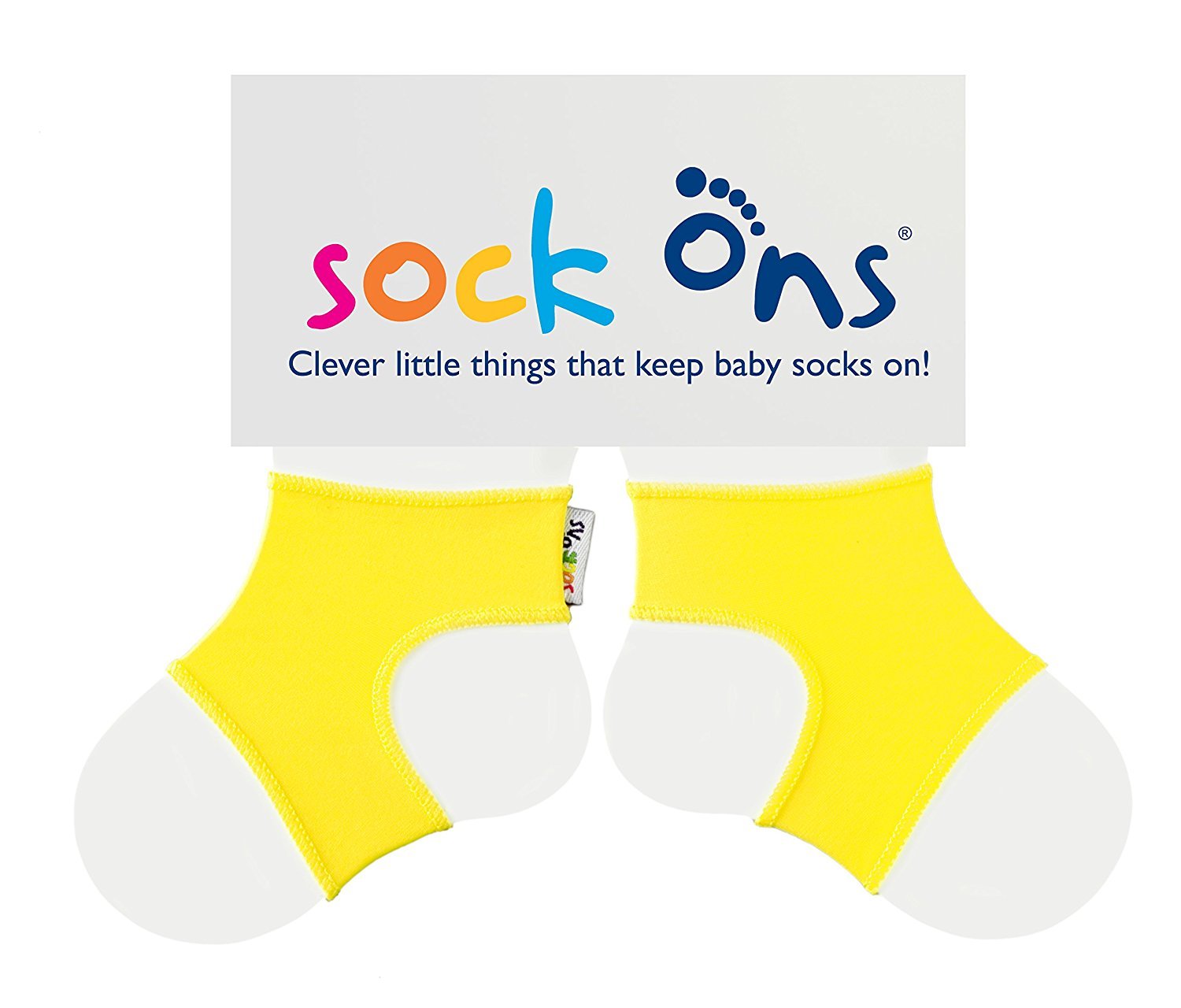 Sock Ons Socks - 0-6 Months, White
