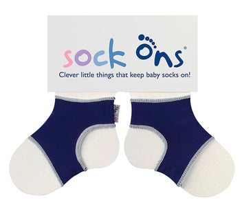 Sock Ons Socks - 6-12 Months, Blueberry