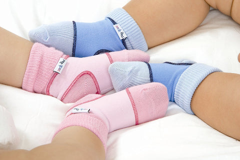 Image of Sock Ons Socks - 0-6 Months, Fuchsia