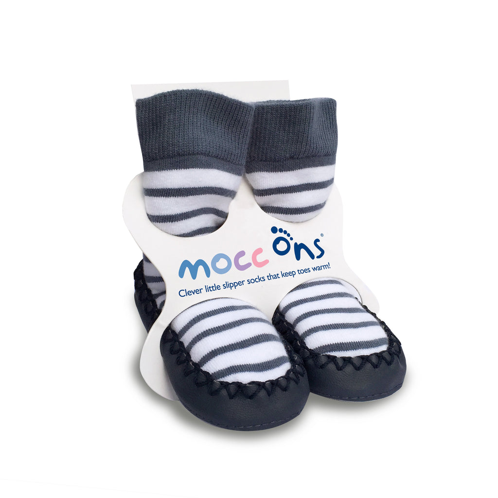Comfortable Slippers Mocc Ons Baby Moccasin Slipper Socks Sock Ons